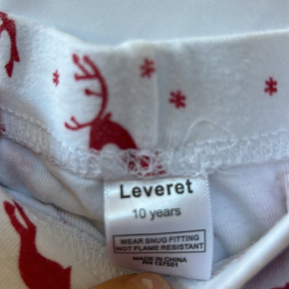 2 pairs size 10 unisex Christmas PJ pants - Picture 5 of 6